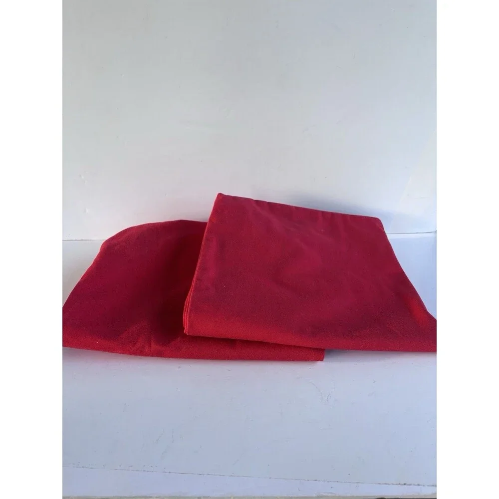 Lot Of 2 Ikea Lugnvik Red Pillow Cover Cushion Case 24x21” Discontinued